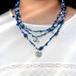 Collar Trío Místico Azul