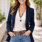 Collar de Hilo con Corazones Azules