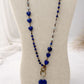 Collar de Hilo con Corazones Azules
