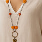 Collar Corazón Naranja