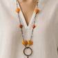 Collar Corazón Naranja