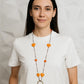 Collar Corazón Naranja