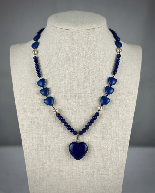 Collar Corazón Azul (Especial)